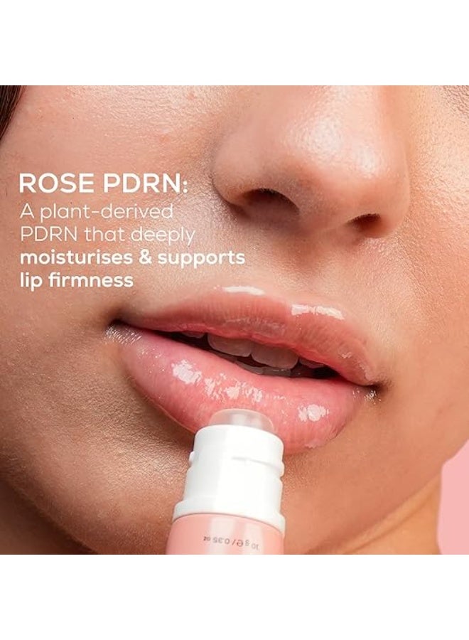 RENEE Pink Therapy PDRN Overnight Lip Repairing & Moisturising Lip Balm For Dry, Chapped Lips | Glossy Finish, Revives Lip Barrier & Improves Elasticity | With Vegan PDRN, Peptides & Ceramides | 10g - Image 3
